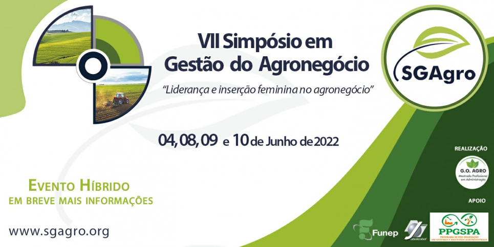 SGAgro 2022 - VII Simpósio em Gestão do Agronegócio